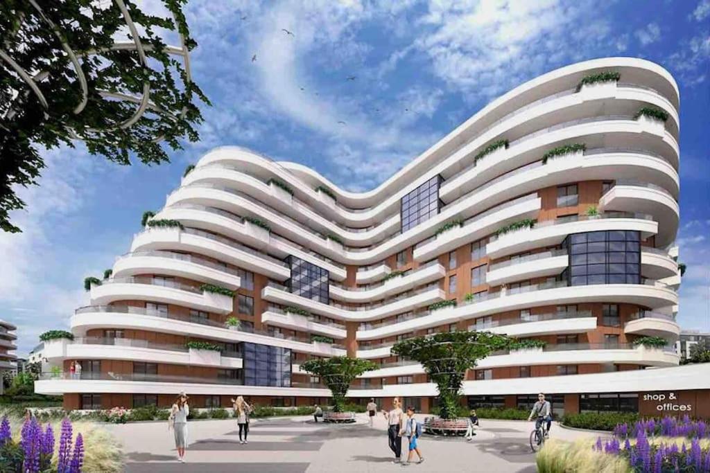 Apartament Beautiful And Modern Apartment- Garage- Wislane Tarasy Kraków